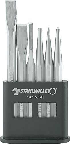 Zestaw Przecinaków, Punktaków i Wybijakow, 6-częsciowy 102-108/6 STAHLWILLE 98812203