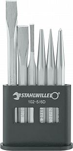 Zestaw Przecinaków, Punktaków i Wybijakow, 6-częsciowy 102-108/6 STAHLWILLE 98812203