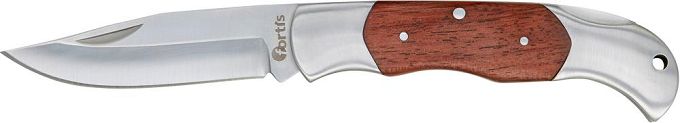 Nóż roboczy, okładzina drewniana, w skorzanym etui 175mm FORTIS 4317784728034