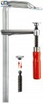 Ścisk śrubowy ślusarski stalowy 400x120 GZ BESSEY GZ40-12 - 2