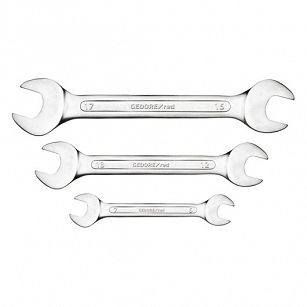 Zestaw kluczy płaskich dwustronnych 6-17mm 6-częściowy GEDORE RED R05125006 3300958