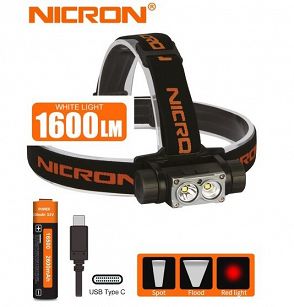 Latarka czołowa Nicron 49NH35 1600 lum NICRON