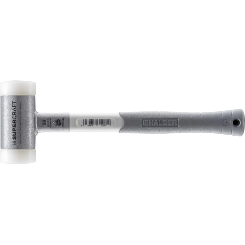 Młotek z miękkim bijakiem SUPERCRAFT, 50mm bezodrzutowy z rękojeścią 3-komponentową HALDER 3399.050