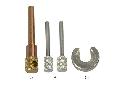 Zestaw do ustawiania rozrządu (Renault, Opel) do silników diesla z paskiem KING TONY 9AT2-A01