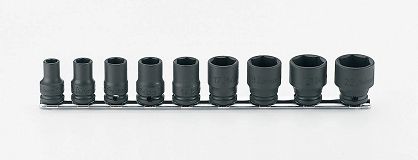 Zestaw nasadek udarowych 8mm-22mm sześciokątnych cienkościennych KOKEN
