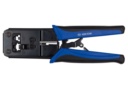 Zaciskarka z regulacją do kabli sieciowych KING TONY 67F1-08
