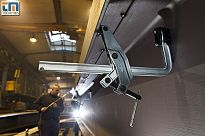 Ścisk ślusarski stalowy 1000/120 mm  z przesuniętym wrzecionem GRA BESSEY GRA100-12 - 3