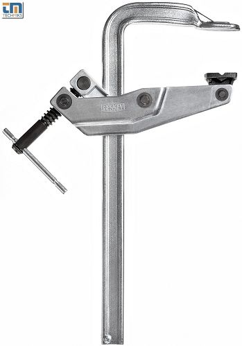 Ścisk ślusarski stalowy 1000/120 mm  z przesuniętym wrzecionem GRA BESSEY GRA100-12