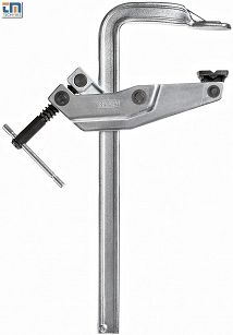 Ścisk ślusarski stalowy 1000/120 mm  z przesuniętym wrzecionem GRA BESSEY GRA100-12