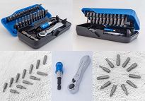 Zestw bitów z grzechotką 26 elementów KING TONY 1026CQ-AM - 6