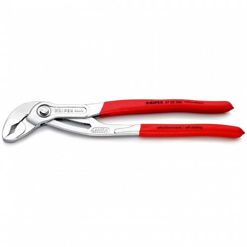 Szczypce Klucz do Rur Chromowane COBRA KNIPEX 87 03 300