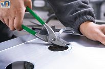 Nożyce do blachy do otworów lewe BESSEY ERDI D107-300L - 2