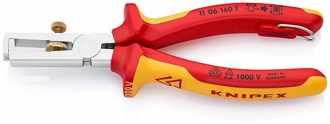 Szczypce do ściągania izolacji 160 mm KNIPEX 11 06 160 T