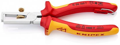 Szczypce do ściągania izolacji 160 mm KNIPEX 11 06 160 T