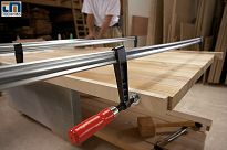 Ścisk śrubowy stolarski żeliwny wzmocniony 1500/120mm TGK BESSEY TGK150 - 5