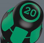 Wkrętaki śrubokręty warsztatowe długie zestaw TORX HF WERA 367/4 WERA 05028074001 - 8