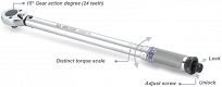 Klucz Dynamometryczny 1/2'' 70 - 340 Nm KING TONY 34423-2A - 2