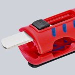 Ściągacz z kabli przewodów Okrągłych NYM aż do 5 x 2,5 mm2 KNIPEX 16 85 125 SB - 4
