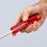 Ściągacz z kabli przewodów Okrągłych NYM aż do 5 x 2,5 mm2 KNIPEX 16 85 125 SB - 3
