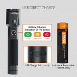 Latarka ręczna 1000 lum, zoom NICRON - 5