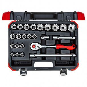 Zestaw kluczy nasadowych 1/2" 24cz. GEDORE RED R69013024 3300056