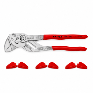 Zestaw szczypce-klucz 86 03 180 + nakładki ochronne 86 09 180 V01 KNIPEX 145283