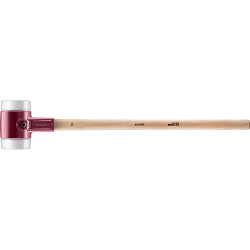 Młotek kowalski z miękkim bijakiem SIMPLEX Superpłastik 125mm HALDER 3007.125