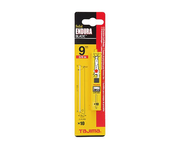 Ostrza segmentowe 9 mm, Solid Endura Blade, 10 sztuk TAJIMA