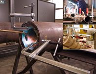 Ścisk śrubowy ślusarski stalowy 1250/120mm GZ z pokrętłem BESSEY GZ125K - 3