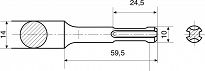 Dłuto do płytek 20°, wygięte SDS PLUS PCS RENNSTEIG 212 17018 - 6