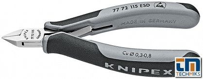 Szczypce tnące boczne ESD 115 KNIPEX 77 72 115 ESD