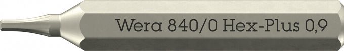 Bity Hex-Plus 840/0 Micro do śrub z gniazdem sześciokątnym, 0.9 x 30 mm WERA 05058108001