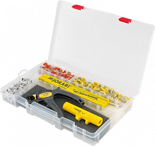 Zestaw ściągaczy z kabli przewodów No. 15 +  Super 4 plus JOKARI 54180404