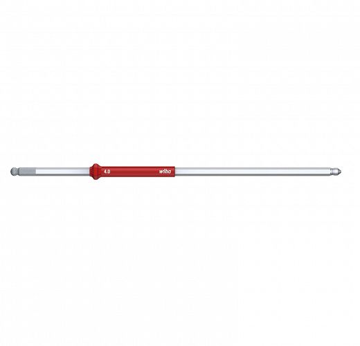 Trzon wymienny 1,5 x 175 mm / 0,4 Nm sześciokątny z główką kulistą do wkrętaków dynamometrycznych z rękojeścią podłużną 26221 WIHA