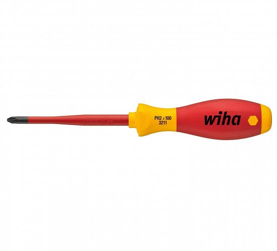 Wkrętak śrubokręt PZ1 SoftFinish electric slimFix Phillips 35395 WIHA