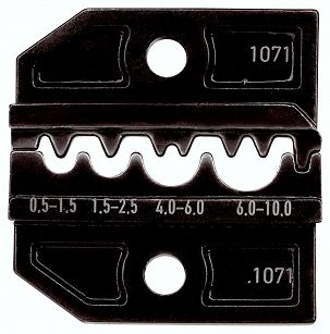 Matryca zagniatająca złącza nieizolowane 0,5 - 10,0 mm RENNSTEIG 624 1071 3 0