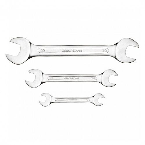 Zestaw kluczy płaskich dwustronnych 6-22mm 8-częściowy GEDORE RED R05126008 3301081