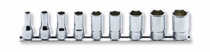 Zestaw nasadek dwunastokątnych 1/4