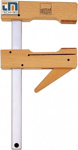 Ścisk dźwigniowy stolarski 800/110 mm drewniany Klemmy HKL BESSEY HKL80