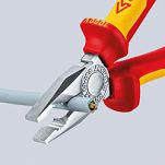 Zestaw kombinerki izolowane uniwersalne 03 06 160 + szczypce tnące boczne 70 06 160+nóż do izolacji 98 55 KNIPEX 145540 - 4