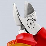 Zestaw kombinerki izolowane uniwersalne 03 06 160 + szczypce tnące boczne 70 06 160+nóż do izolacji 98 55 KNIPEX 145540 - 5