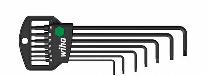 Zestaw kluczy trzpieniowych w uchwycie Classic TORX® MagicSpring® 7-cz., oksydowany chemicznie 33753 WIHA