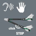 Klucz dynamometryczny 14x18mm 40-200Nm X 4 WERA 05075654001 - 7