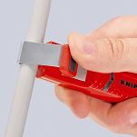 Ściągacz Izolacji z kabli przewodów z Okrągłych KNIPEX 16 20 16 SB - 2