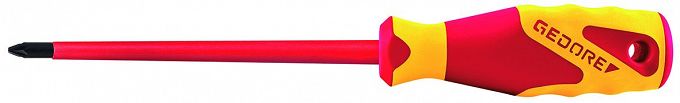 Wkrętak śrubokręt izolowany krzyżowy PZ1 GEDORE 1612182 VDE 2160 PZ 1