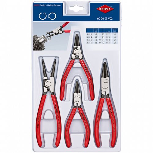 Szczypce segera do pierścieni osadczych zestaw KNIPEX 00 20 03 V02