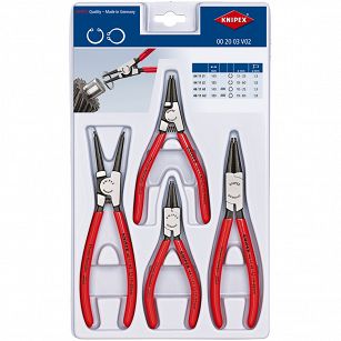 Szczypce segera do pierścieni osadczych zestaw KNIPEX 00 20 03 V02