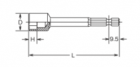 Nasadka bitowa 1/4
