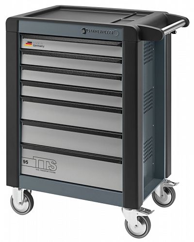 Wózek warsztatowy TTS 7-szufl.antracytowy z Nakładkami, 1021x823x 497 mm; max obciążenie: 30kg na szufladę; 750 kg na Wózek 95/7 A STAHLWILLE 81200018