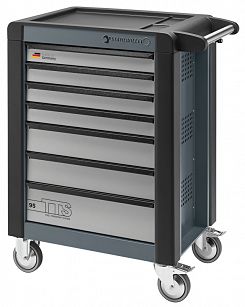 Wózek warsztatowy TTS 7-szufl.antracytowy z Nakładkami, 1021x823x 497 mm; max obciążenie: 30kg na szufladę; 750 kg na Wózek 95/7 A STAHLWILLE 81200018